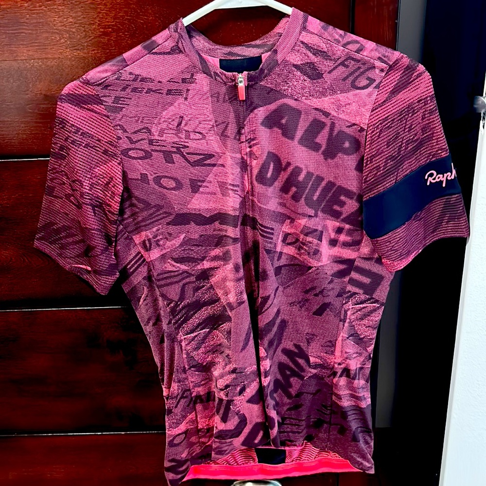 RAPHA GRAFFITI PRINT SOUPLESSE FLYWEIGHT JERSEY WOMEN LARGE